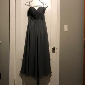 Grey Bridesmaid Dress